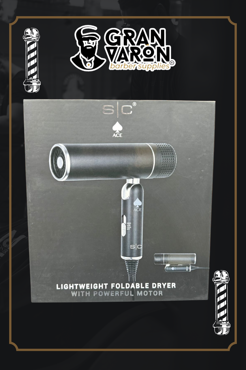 Secadora Profesional StyleCraft (S|C) ACE: Compacta, Plegable y de Alto Rendimiento