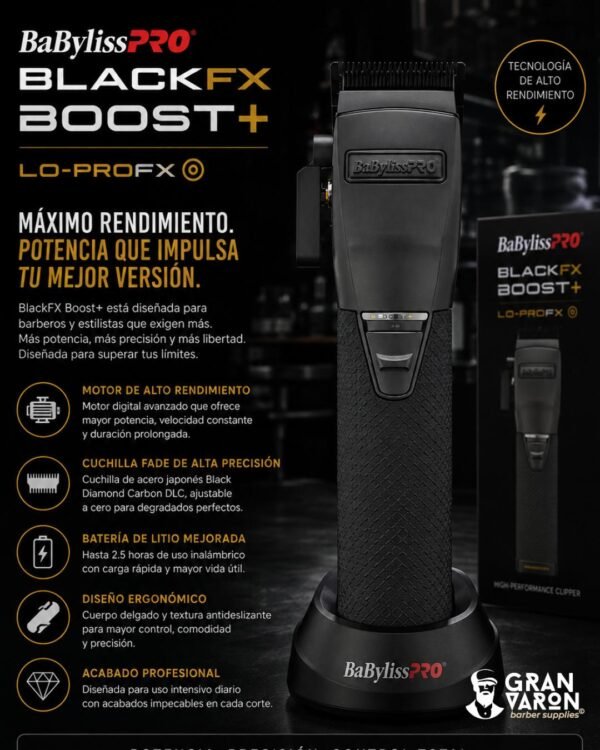 3 BaBylissPRO BlackFX Boost+