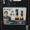 Set Profesional de Barbería Kemei Gran Varón - Combo Clipper y Trimmer con Maletín de Lujo