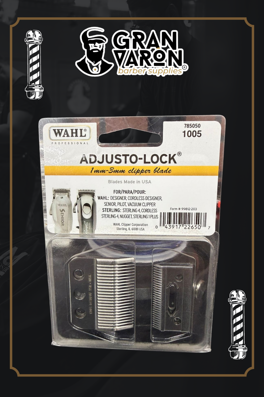 Cuchilla Wahl Professional Adjusto-Lock 1005 - Repuesto Original para Senior, Designer y Sterling