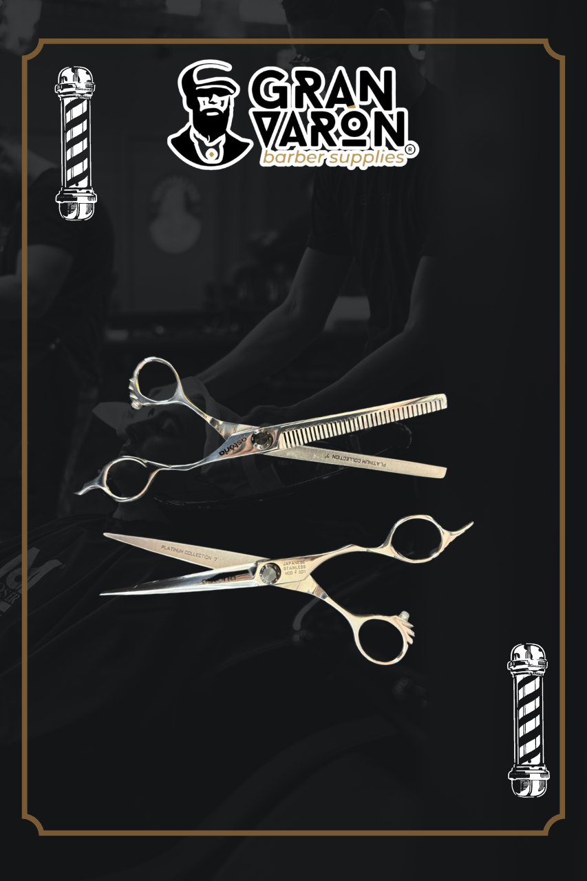 Set de Tijeras Profesionales Astoria - Platinum Collection 7" (Corte y Texturizado)
