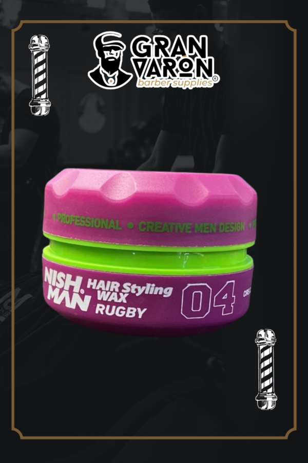 33 Nishman Hair Styling Wax 04 Rugby - Cera de Peinado Mate (150ml)