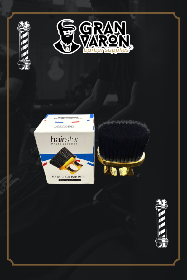 Cepillo de Dedo Hairstar Professional – Acabado Gold Luxury