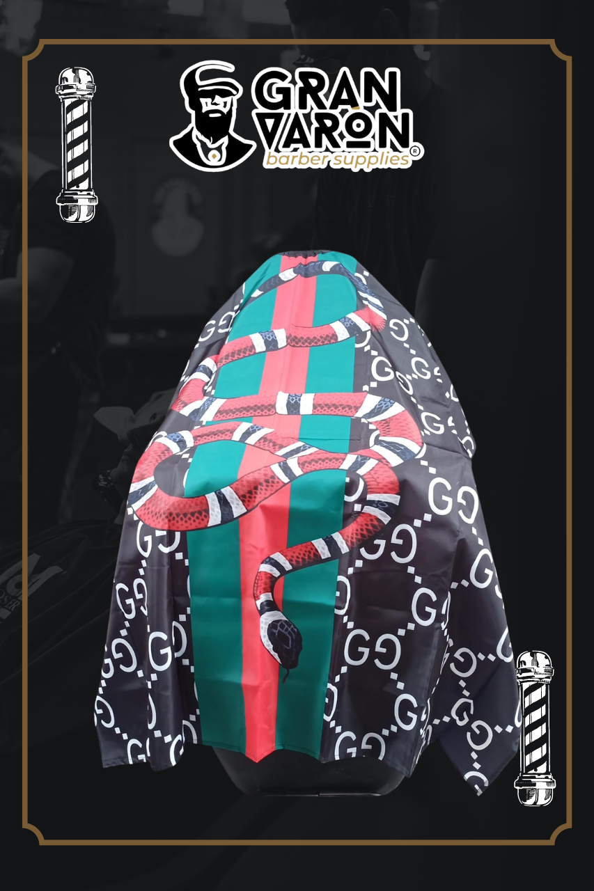 Capa de Barbero Profesional - Edición Italia Kingsnake Luxury