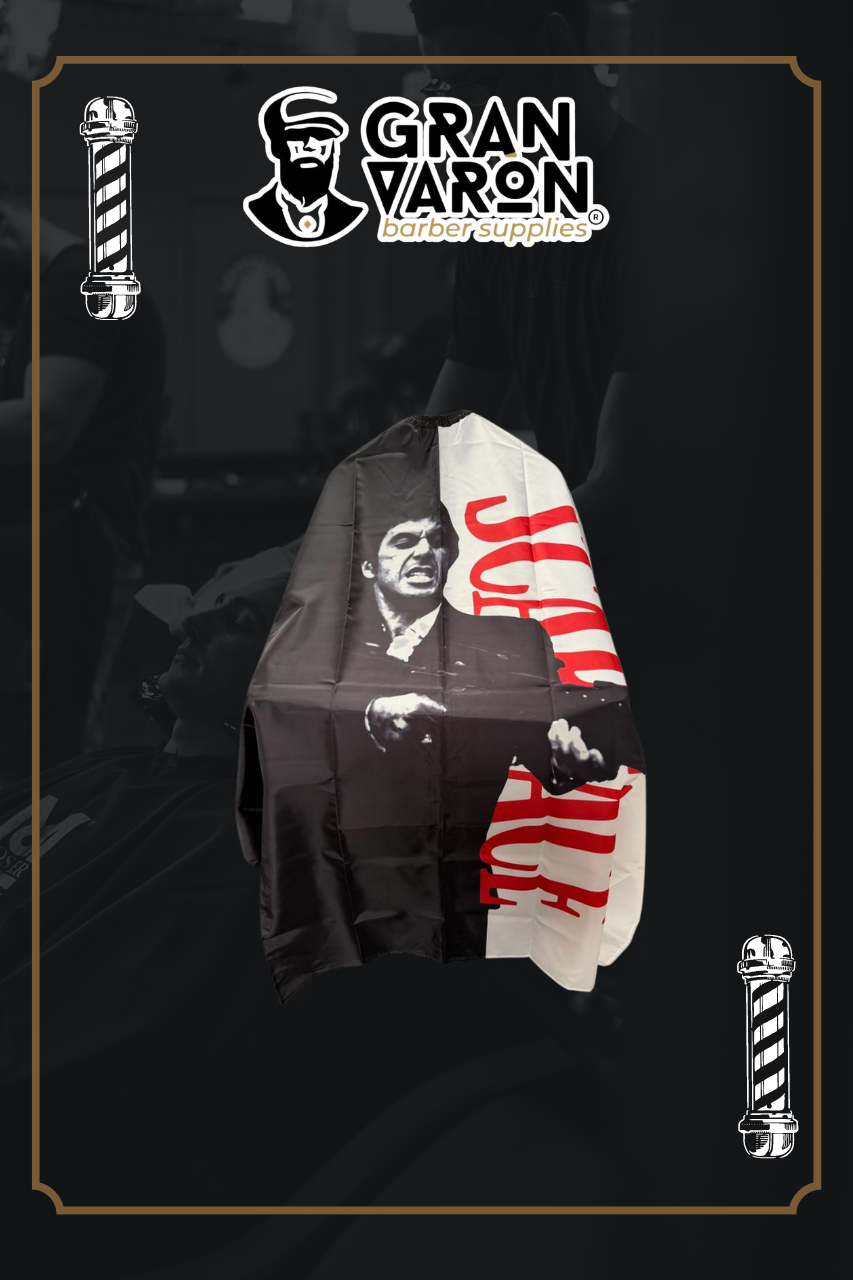 Capa de Barbero Profesional - Edición Especial Scarface "Tony Montana"