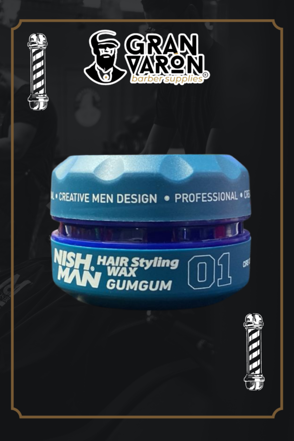 Cera Nish Man 01 Gumgum Hair Styling Wax – Fijación Extra Fuerte y Aroma Clásico (150ml)