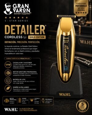 4 Wahl Professional 5-Star Series: Cordless Detailer® Li Gold Edition