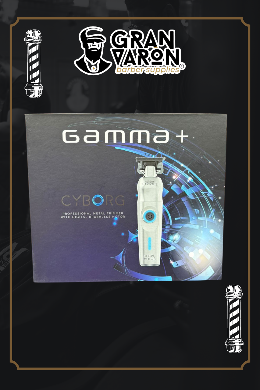 Trimmer Profesional Gamma+ Cyborg – Terminadora de Metal con Motor Digital Brushless