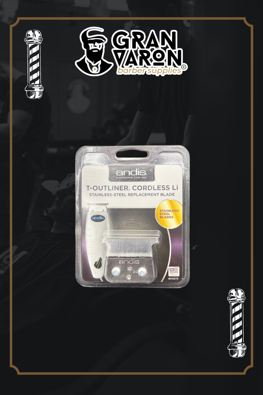 Cuchilla de Repuesto Andis T-Outliner Cordless Li - Acero Inoxidable (Original)