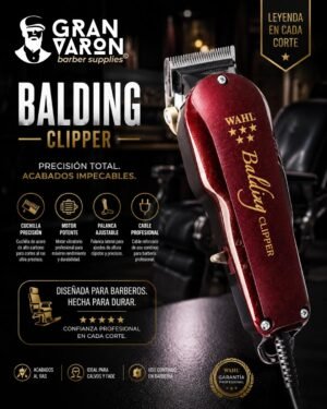 4 Wahl Professional 5 Star Series: Máquina Balding Clipper – Corte Ultra al Ras