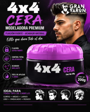 4x4 Cera Modeladora Premium