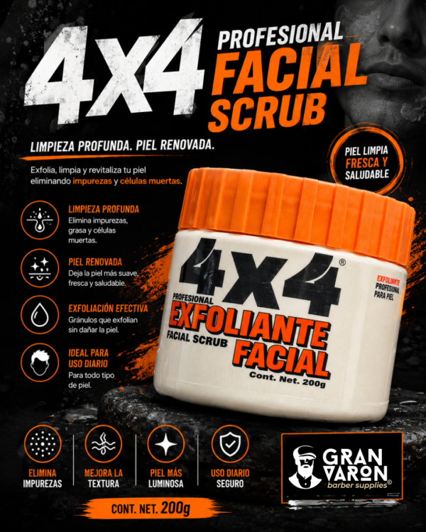 4X4 Profesional Facial Scrub