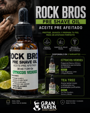 439 Aceite Pre-Afeitado Rock Bros