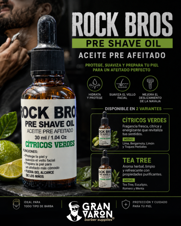 439 Aceite Pre-Afeitado Rock Bros