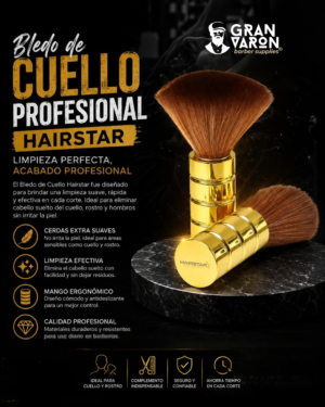 Bledo de Cuello Profesional Hairstar® - Edición Gold Luxury
