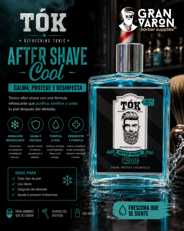After Shave Cool: Tónico Refrescante y Protector