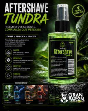 449 After Shave Tundra: Loción Energizante y Ultra Refrescante