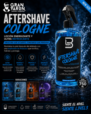 452 Aftershave Cologne L3VEL3 - Loción Post-Afeitado Hidratante XL 750ml