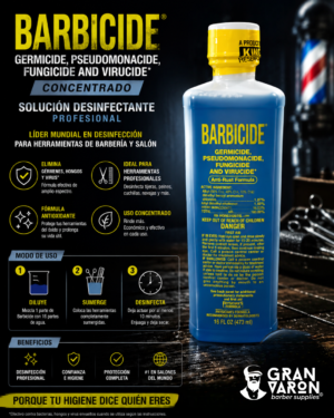 456 Barbicide Concentrado Profesional (473 ml / 16 oz)
