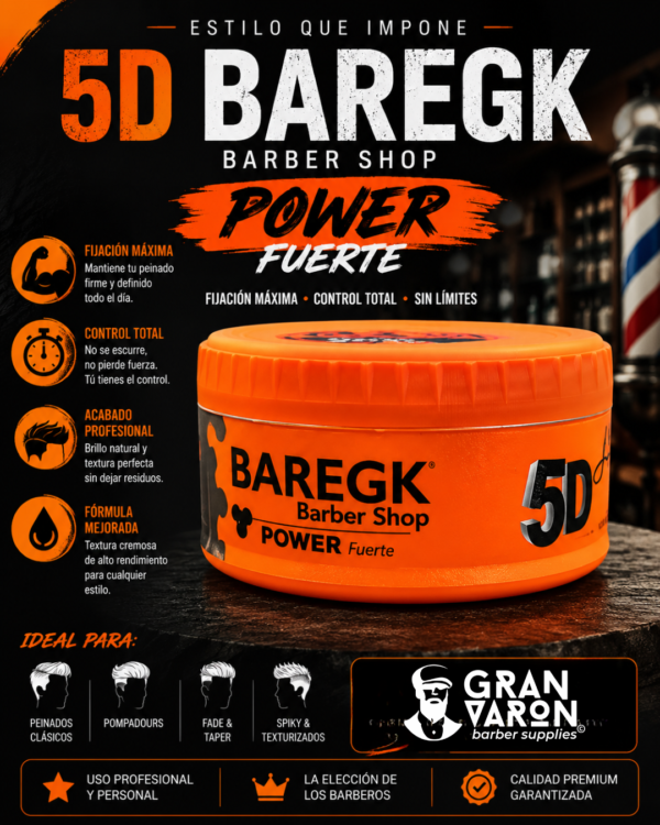 Cera Baregk Barber Shop - 5D Power Fuerte