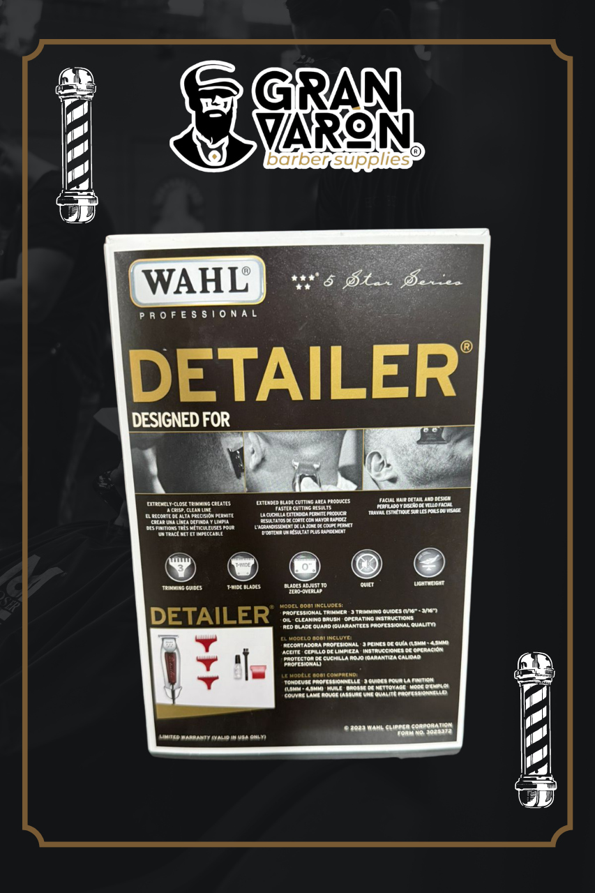 Wahl Professional 5-Star Series: Detailer® con Cuchilla T-Wide