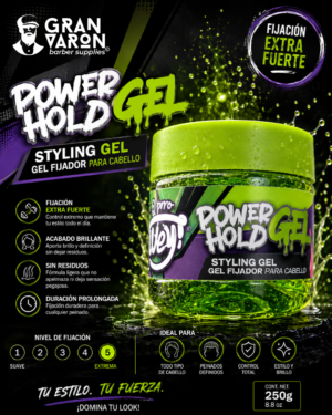 489 Gel Fijador ¡Q' prro Wey! Power Hold