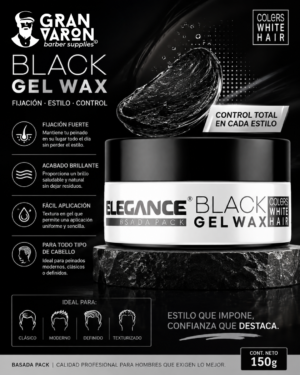 493 Elegance Black Gel Wax