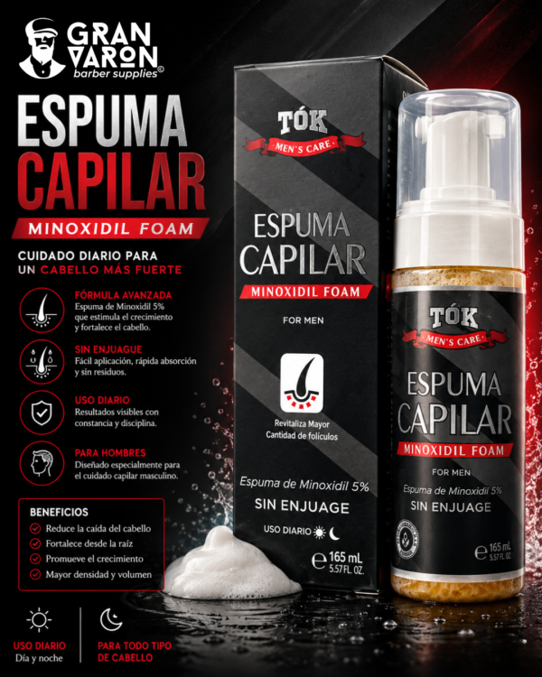 495 Espuma Capilar TÓK Men’s Care