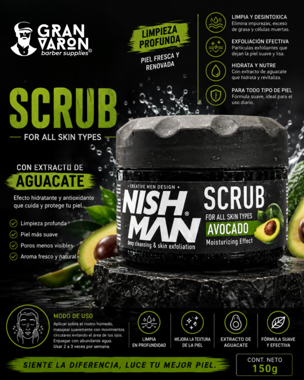 Exfoliante Facial Nishman Avocado Scrub