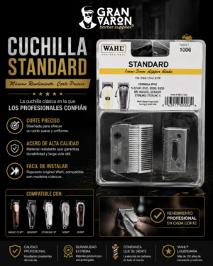 Cuchilla Wahl Professional Standard 1006 - Repuesto Original para Super Taper, Icon y Pro Basic