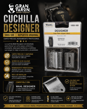 Cuchilla Wahl Professional Designer 1005-100 - Repuesto Original para Cortadora de Cabello