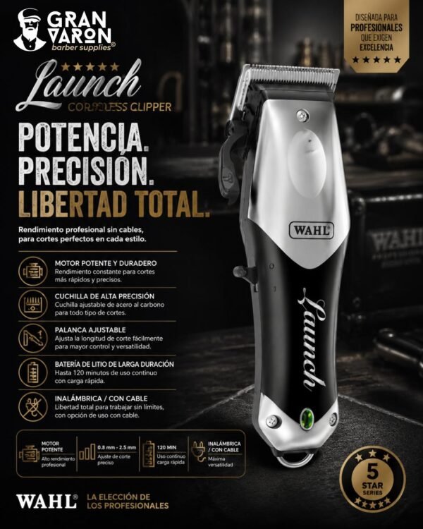6 Wahl Professional Launch: Cordless Clipper