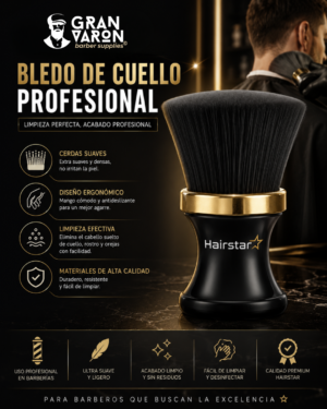62 Bledo de Cuello Profesional Hairstar® - Edición Mahogany Wood