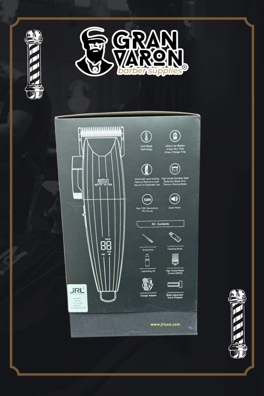Máquina de Corte JRL FreshFade 2020C Gold Edition – Clipper Profesional Inalámbrica con Tecnología Stay-Cool