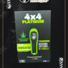 Trimmer Profesional 4x4 Platinum "Thousand Crowns" – Máquina Delineadora de Cabello con Motor Magnético y Cuchillas DLC