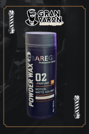 72 Cera en Polvo BAREGK Professional Barber 02 - Powder Wax + Parfume - 30g