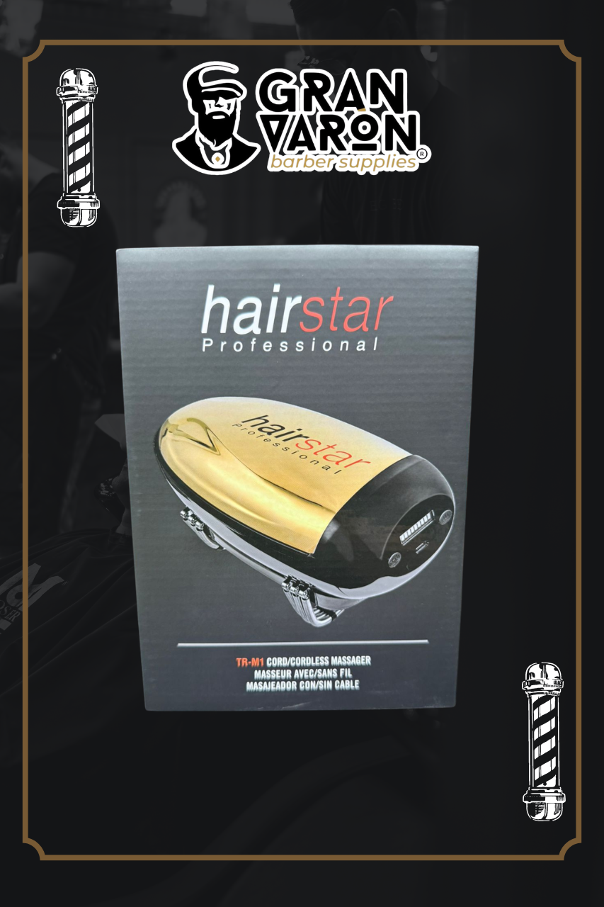 Masajeador Profesional de Mano Hairstar TR-M1 | Inalámbrico Gold Editio
