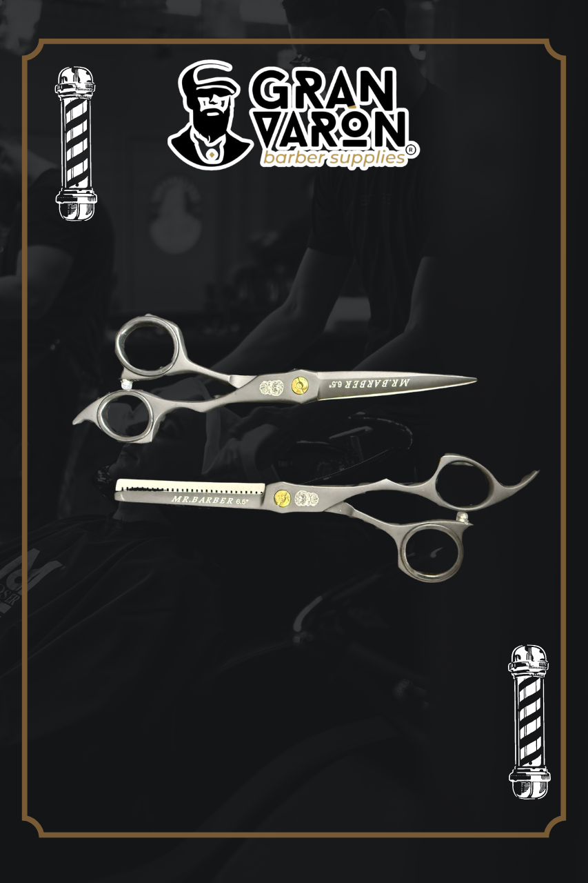 Set de Tijeras Profesionales Astoria - Premium Series 5.5" Blue Sparkle Edition