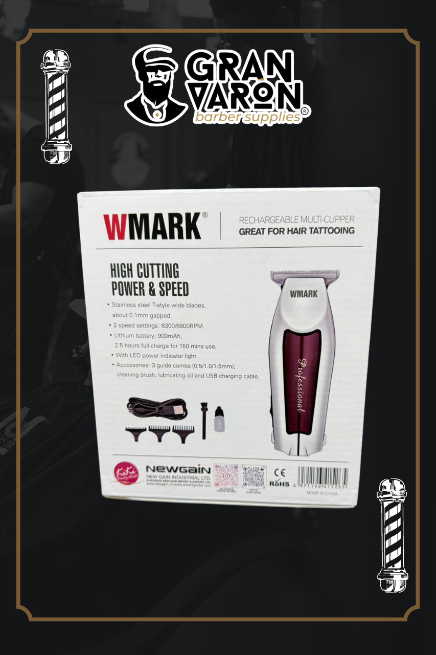 Trimmer Profesional WMARK NG-310 – Especial para Diseños y Hair Tattooing