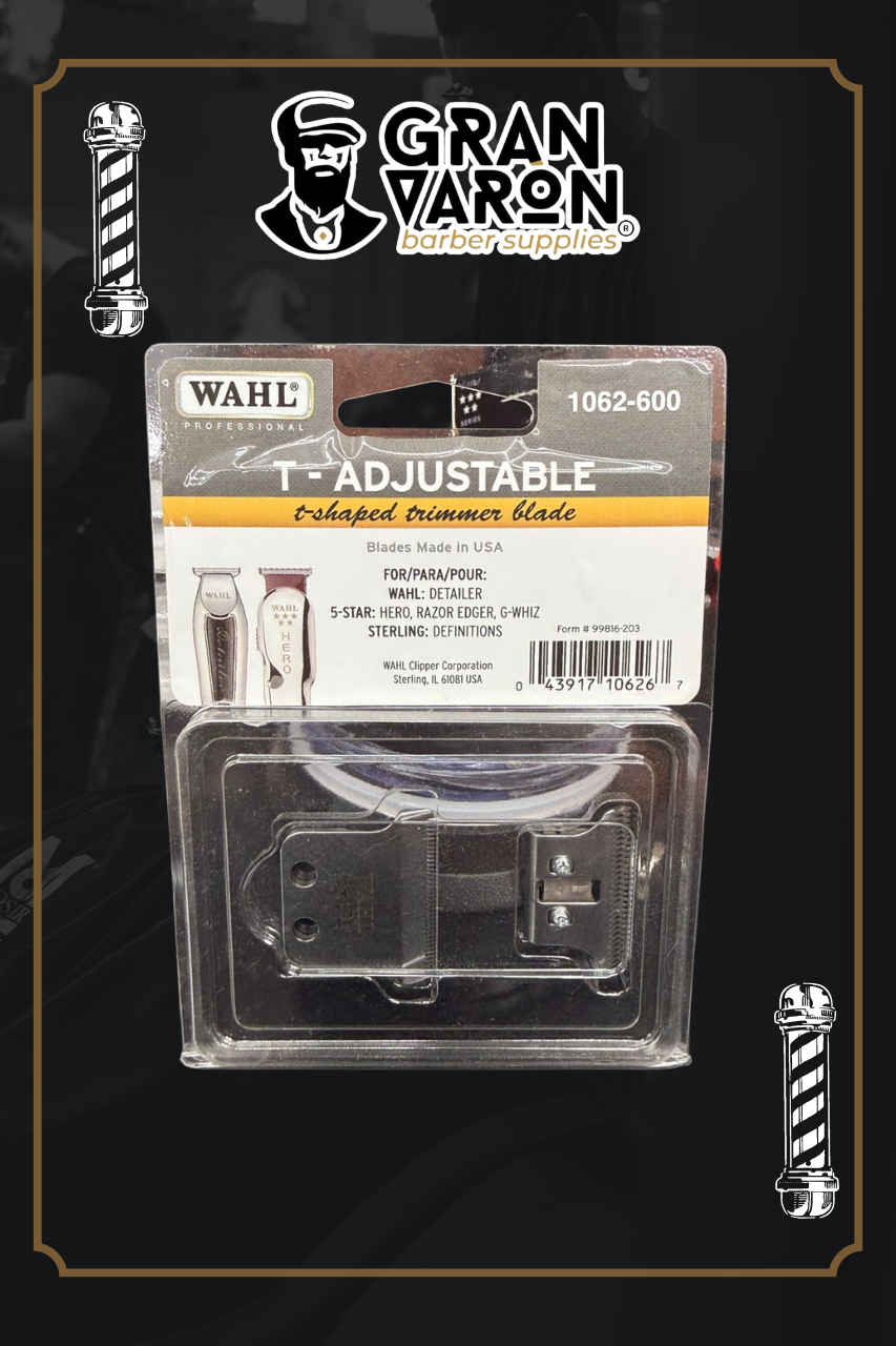 Cuchilla Wahl Professional T-Adjustable 1062-600 - Repuesto Original para Detailer, Hero y Razor Edger
