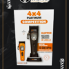 Máquina Cortadora de Cabello Profesional 4x4 Platinum Competition - Motor Vectorial 10,000 RPM