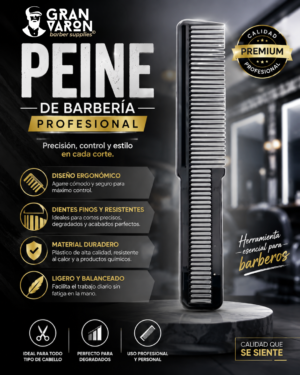 94 Peine de Barbería Profesional Uchoice - Especial para Clipper Over Comb