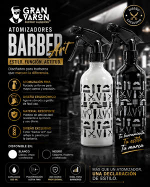99 Atomizadores "Barber Art"