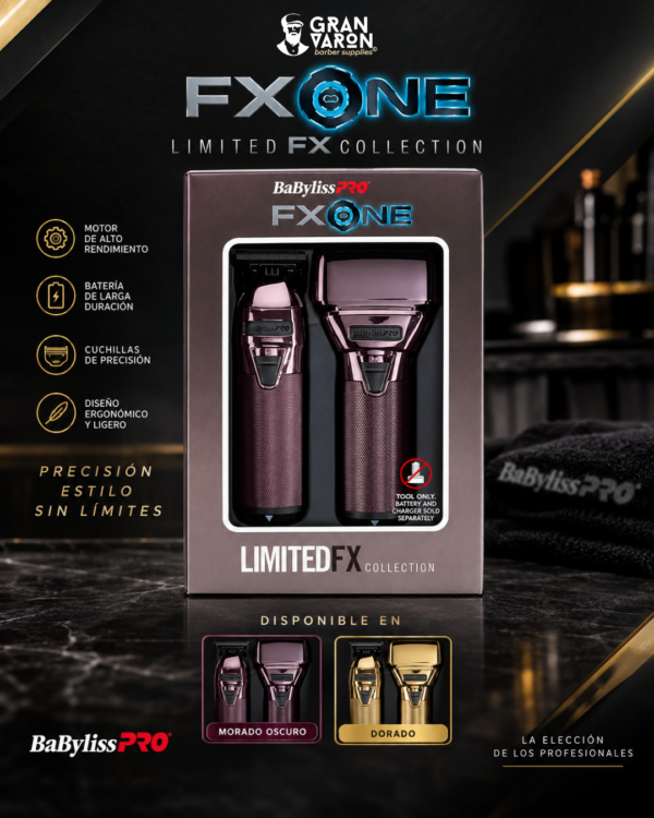 Crea una imagen promocional de este producto medidas 1080 x 1350 FXONE LimitedFX Collection