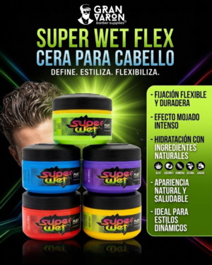 Diseño sin título Cera para Cabello Super Wet Flex