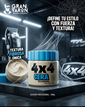Diseño sin título Cera para Peinar 4x4 Professional Spider Wax (Telaraña)