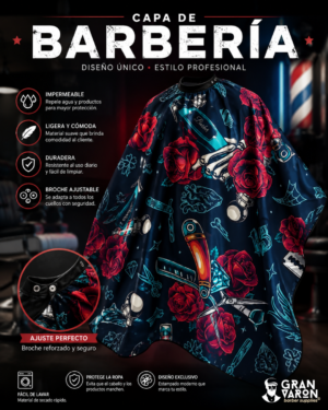 Capa de Barbería Profesional