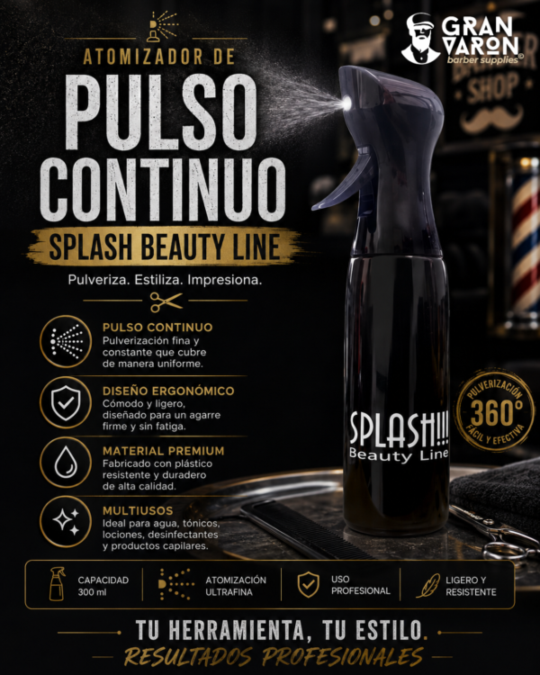 Atomizador de Pulso Continuo Splash Beauty Line