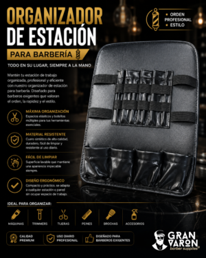 Organizador de Estación para Barbería