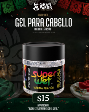 Gel para Cabello Super Wet Máxima Fijación 250 g